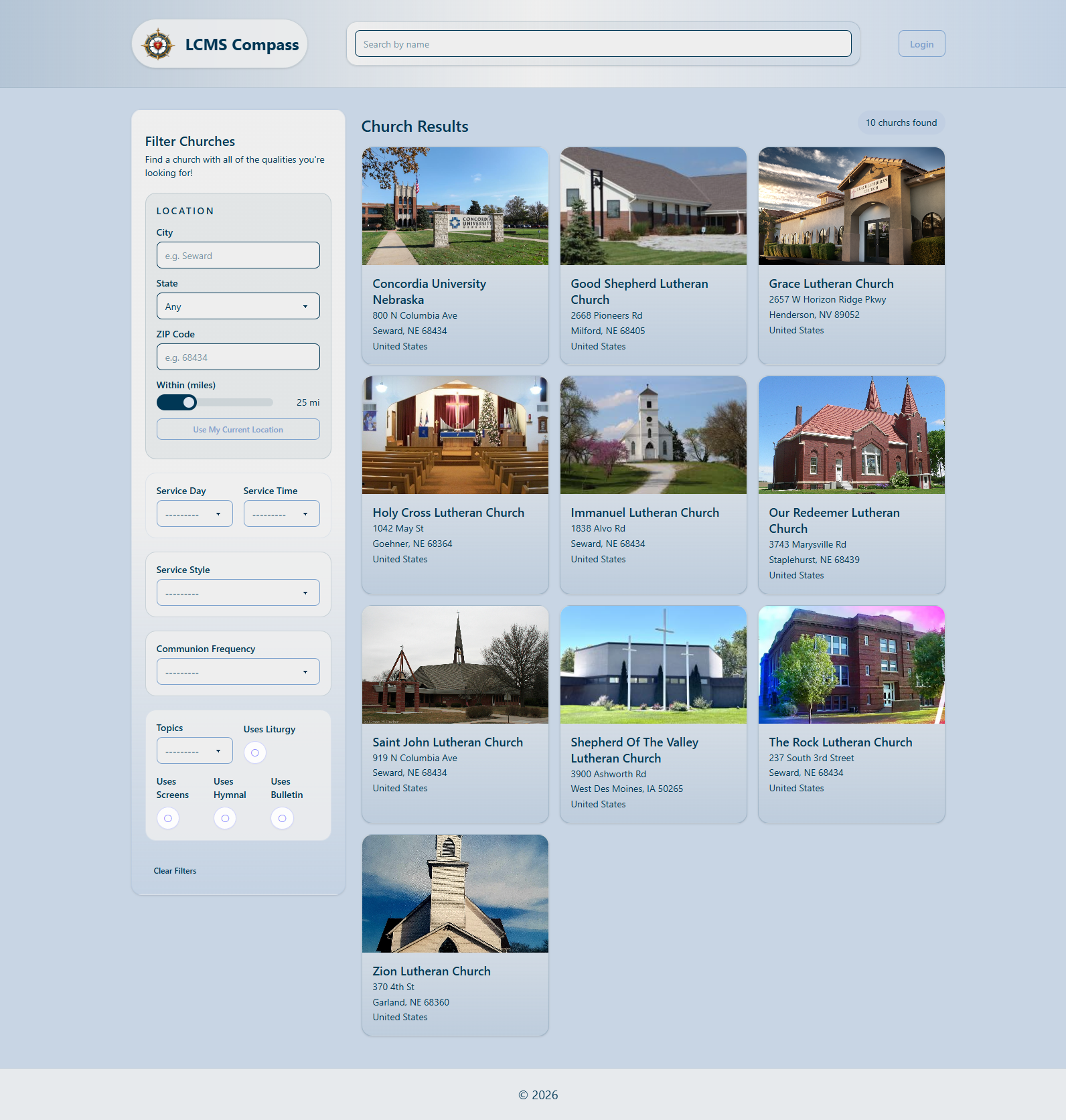 LCMS Compass Homepage